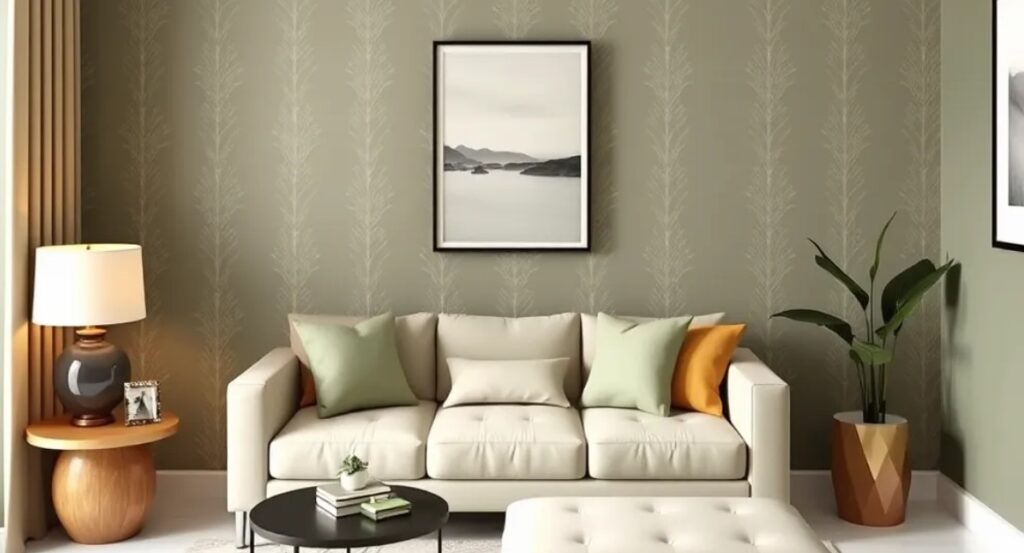 Living room wallpaper