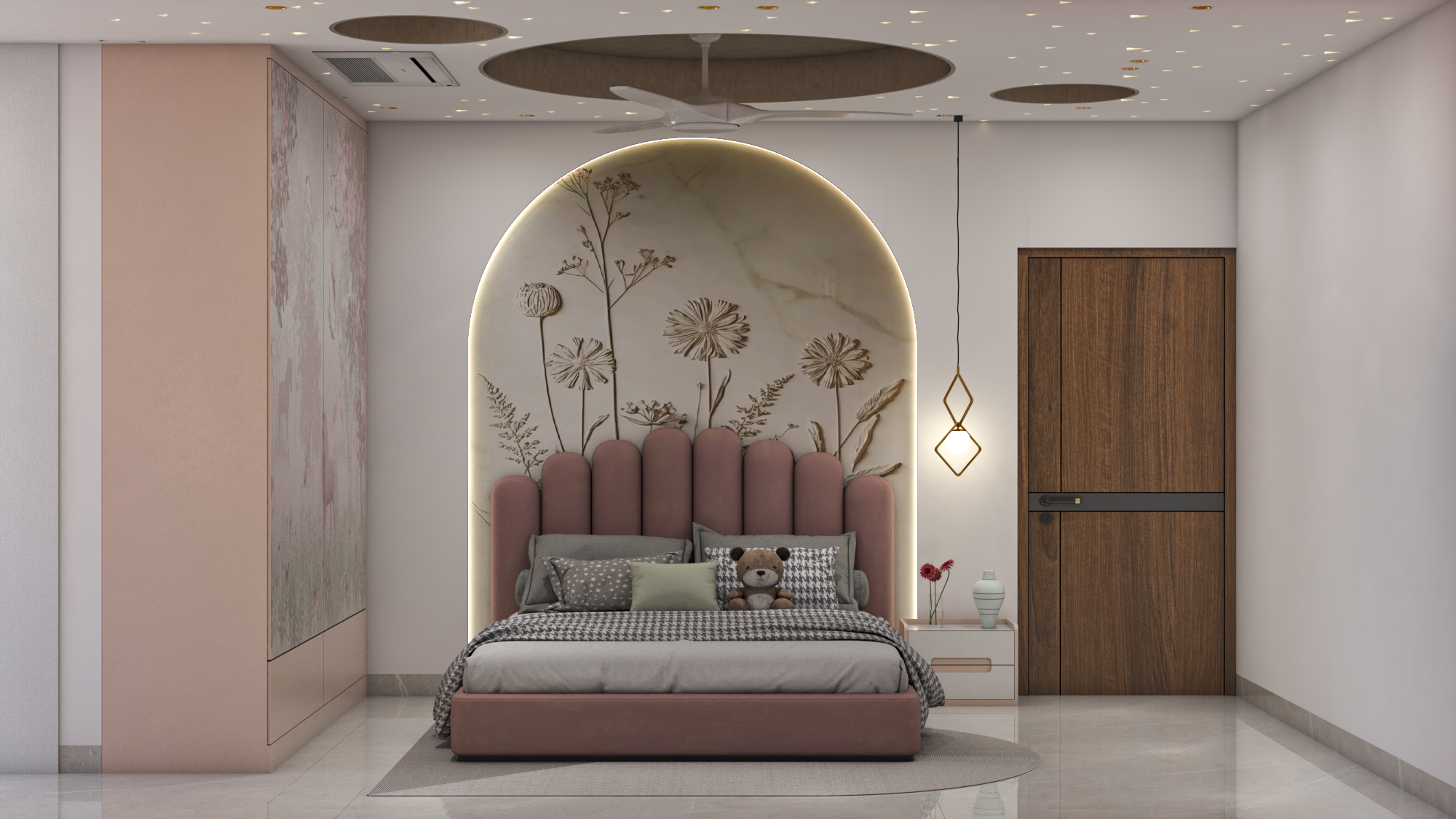 DAUGHTER BEDROOM HEADBOARD