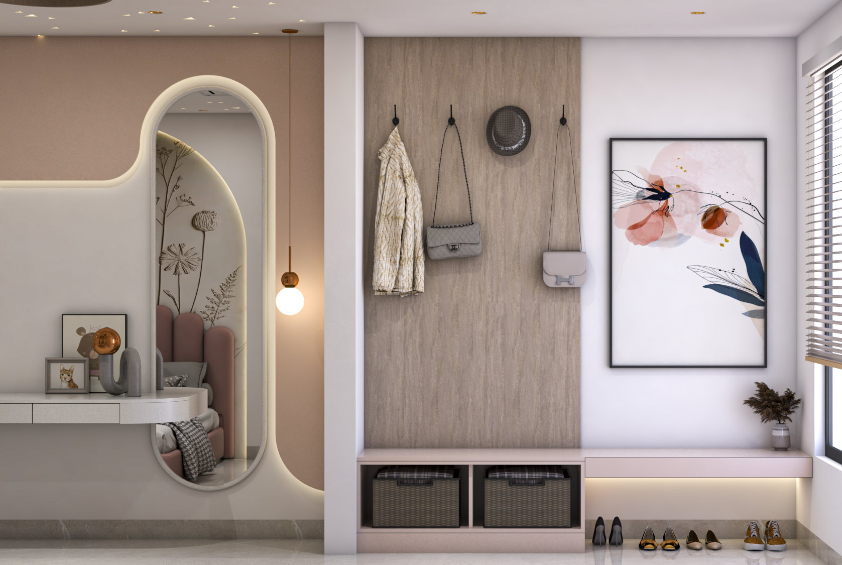 DAUGHTER BEDROOM WALK IN AREA