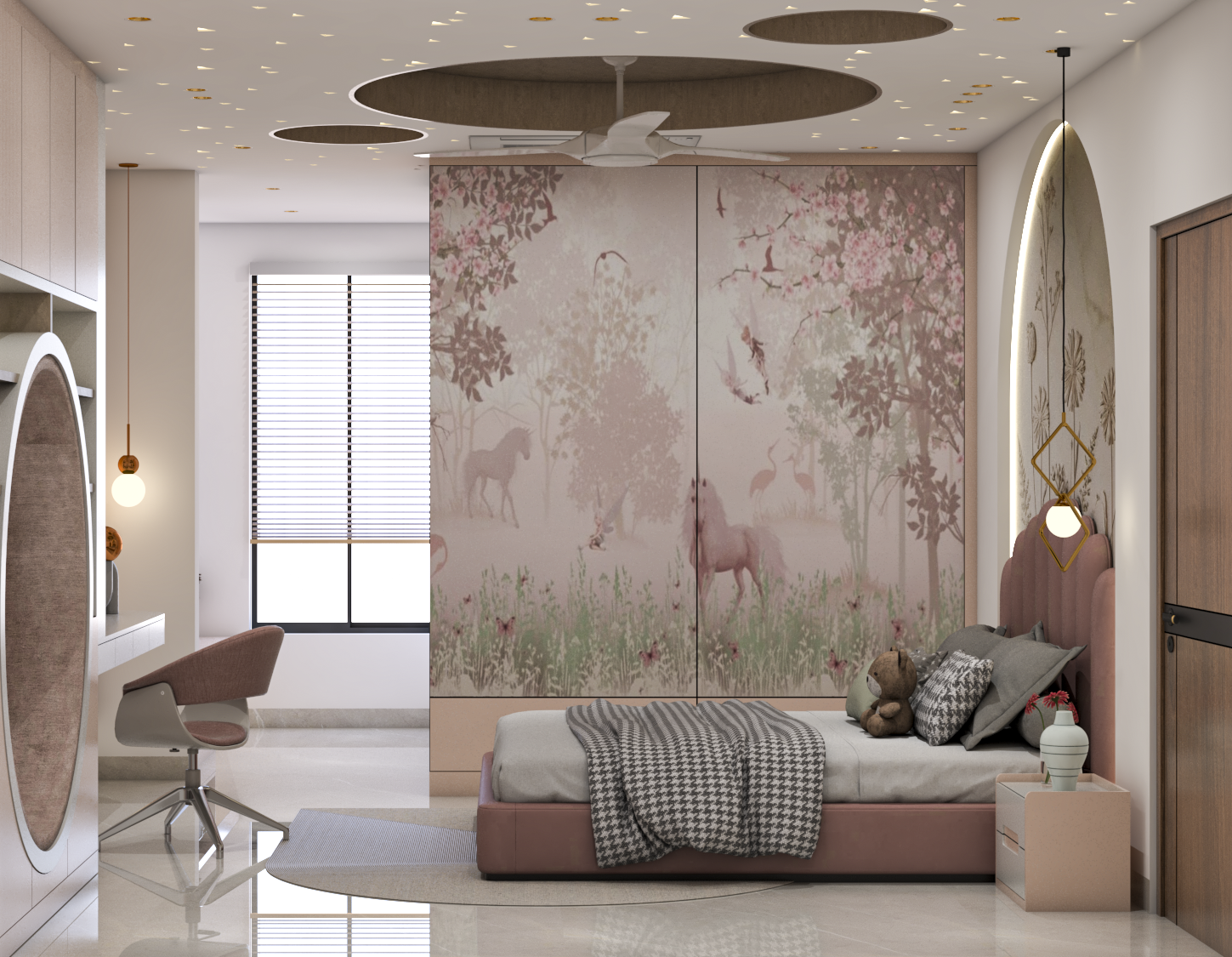 DAUGHTER BEDROOM WARDROBE