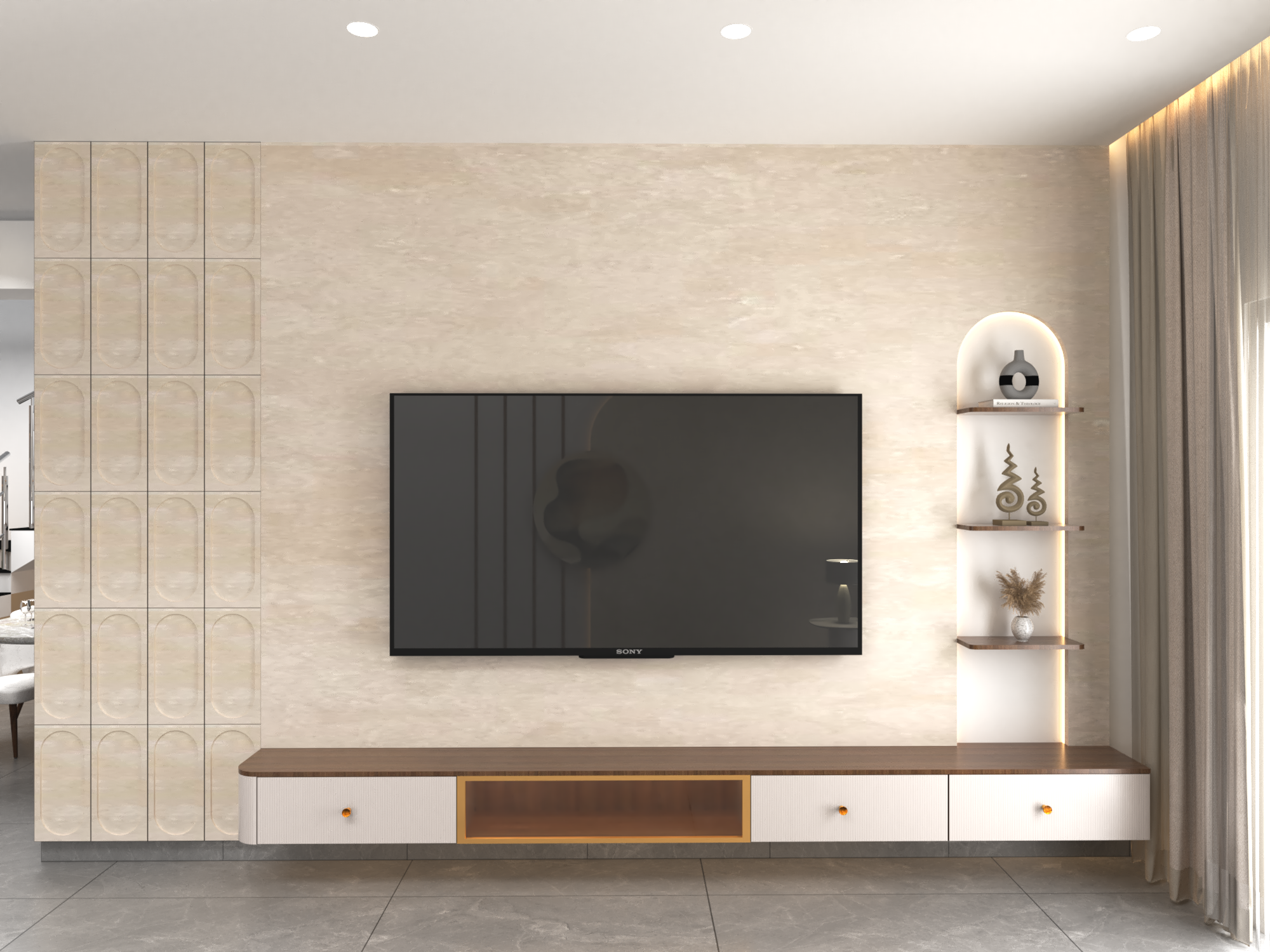 HALL TV UNIT