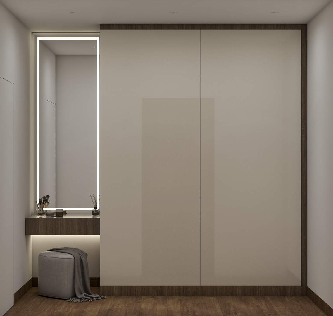 MBR WALK IN WARDROBE WITH DRESSING