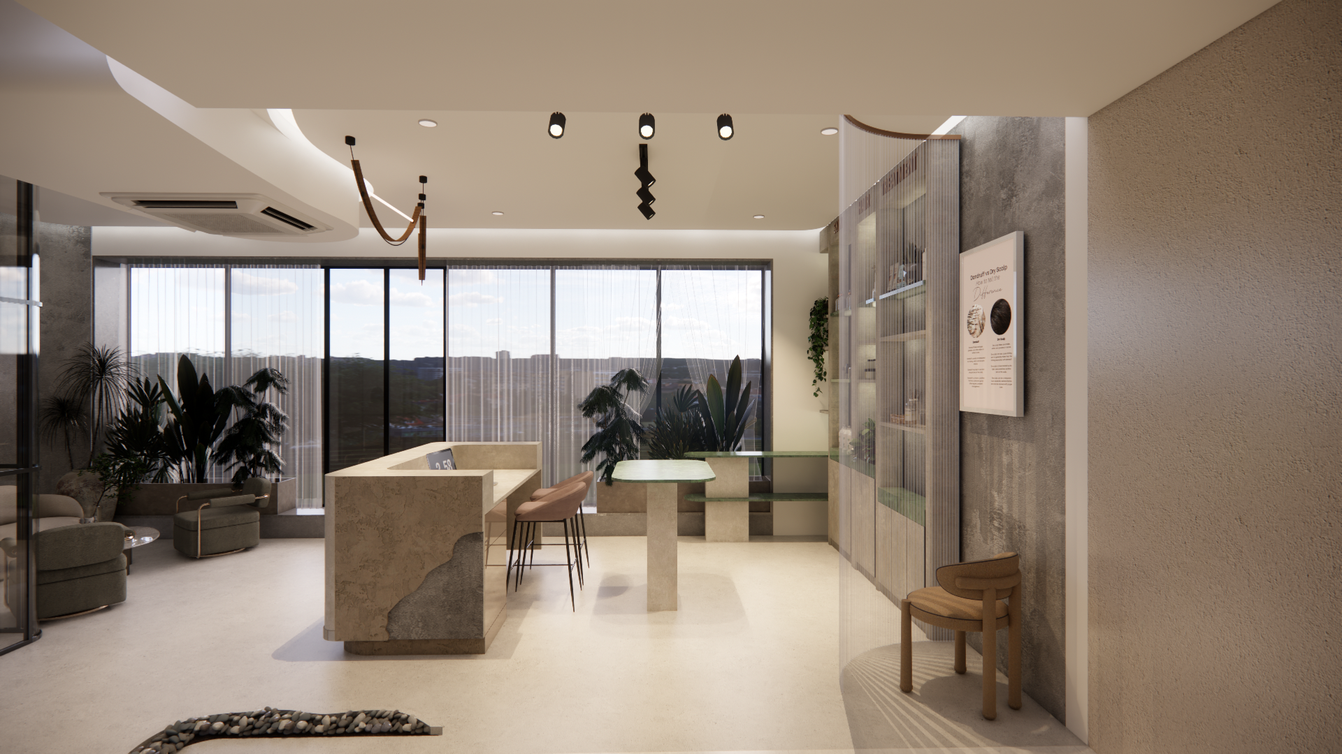 RECEPTION ISLAND MODIFIED