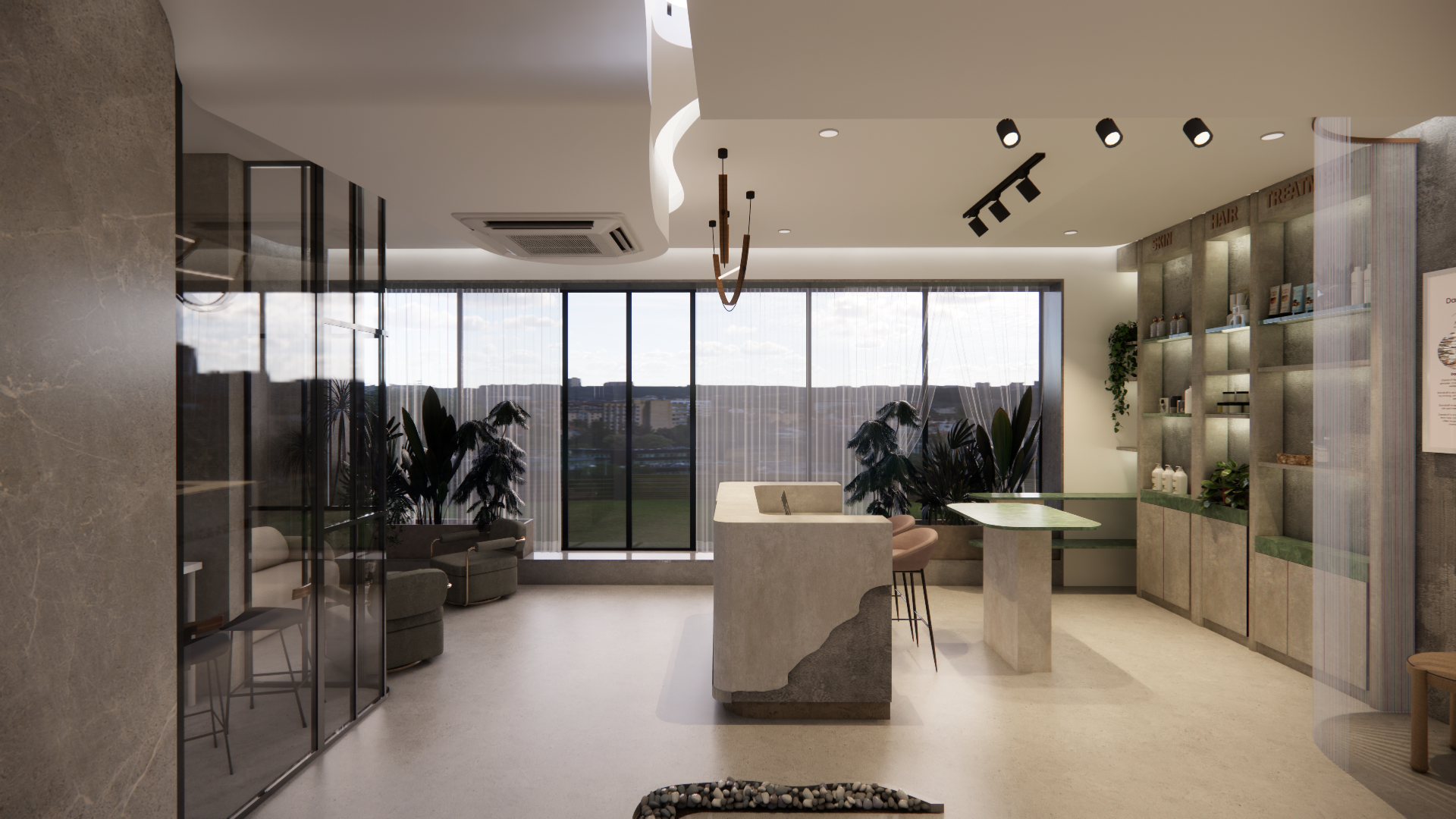 entrance view reception modified